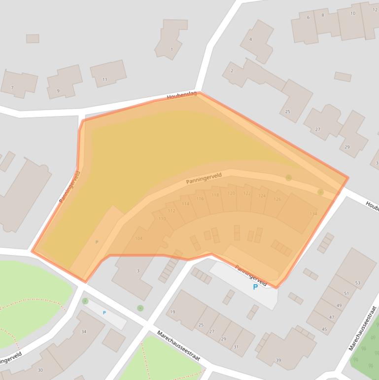 Kaart van postcodegebied 5981HE.