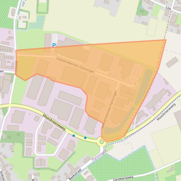 Kaart van postcodegebied 5981NC.