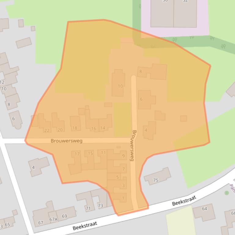 Kaart van postcodegebied 5981NG.