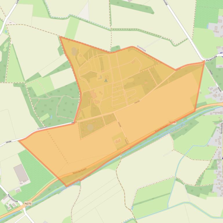 Kaart van postcodegebied 5981NX.