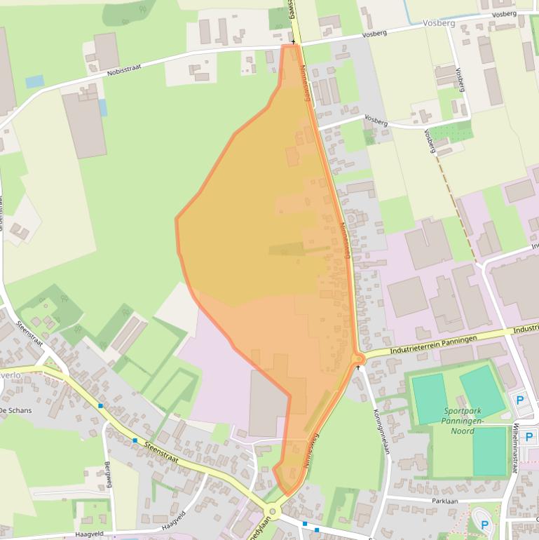 Kaart van postcodegebied 5981PA.