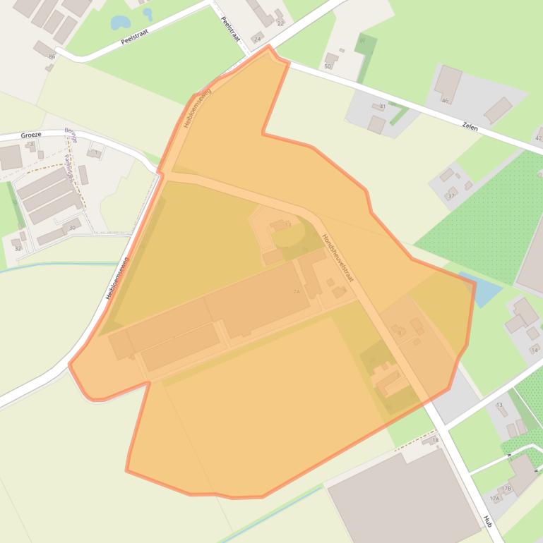 Kaart van postcodegebied 5981PV.