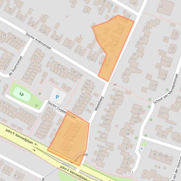 Kaart van postcodegebied 5981TK.