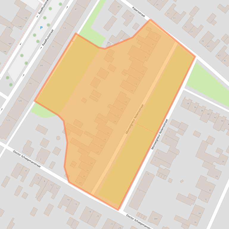 Kaart van postcodegebied 5981TN.