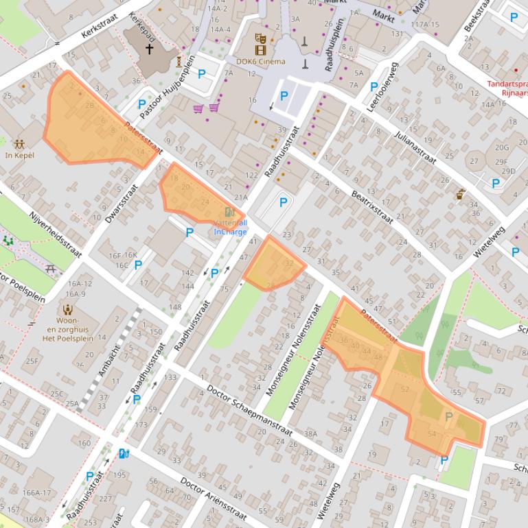 Kaart van postcodegebied 5981TS.