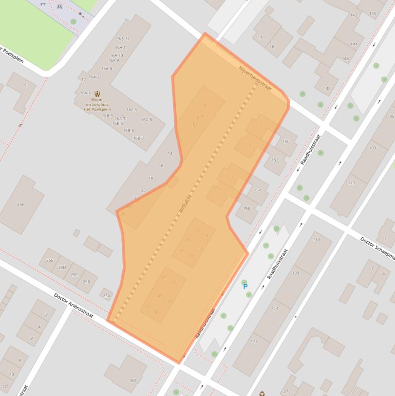 Kaart van postcodegebied 5981VA.