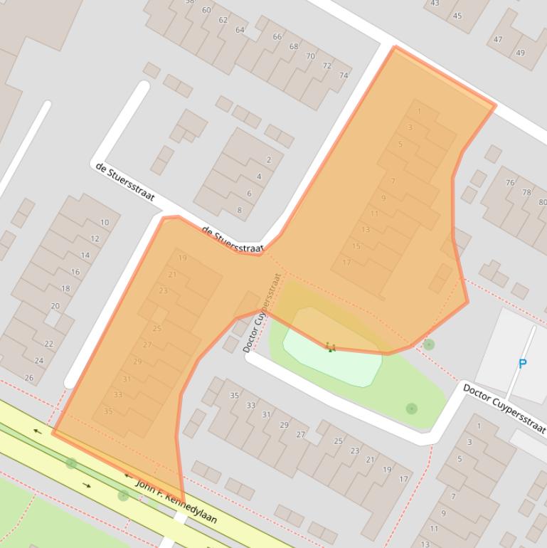 Kaart van postcodegebied 5981VB.