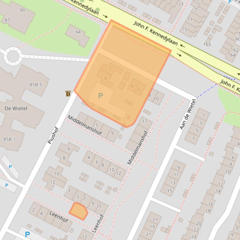 Kaart van postcodegebied 5981VX.