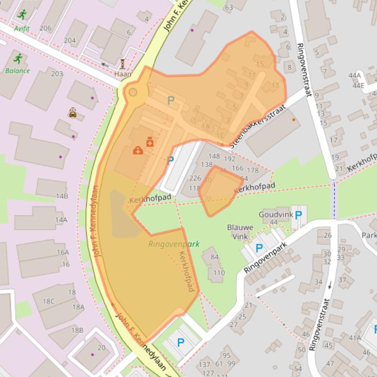Kaart van postcodegebied 5981WT.