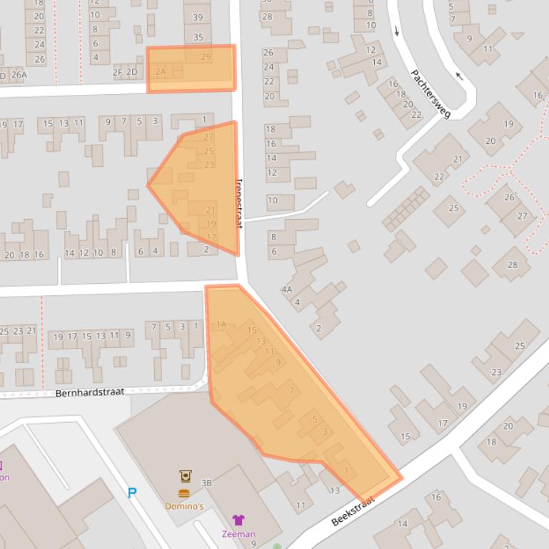 Kaart van postcodegebied 5981XJ.