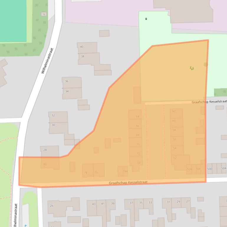 Kaart van postcodegebied 5981XV.