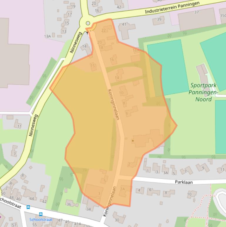 Kaart van postcodegebied 5981XZ.