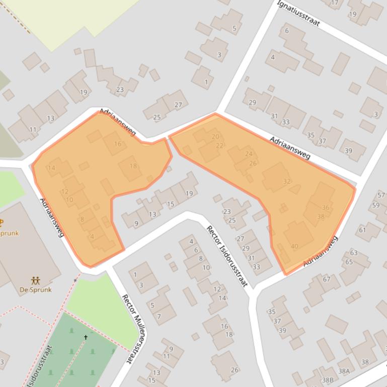 Kaart van postcodegebied 5984ND.