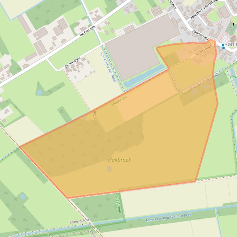 Kaart van postcodegebied 5984NT.