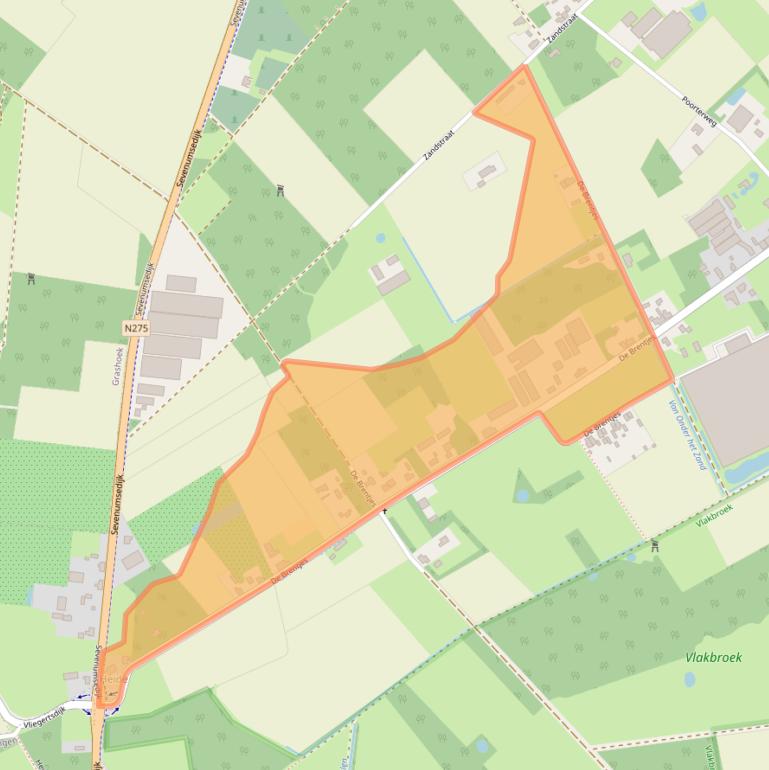 Kaart van postcodegebied 5984NV.