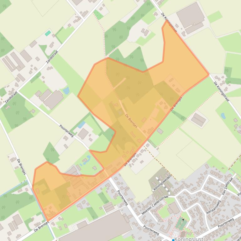 Kaart van postcodegebied 5984NW.