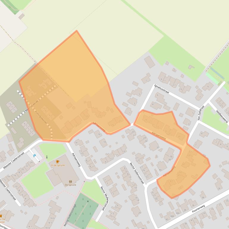 Kaart van postcodegebied 5984NZ.