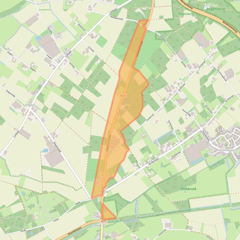 Kaart van postcodegebied 5984PC.