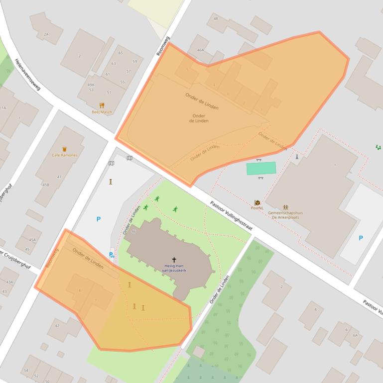 Kaart van postcodegebied 5985MZ.