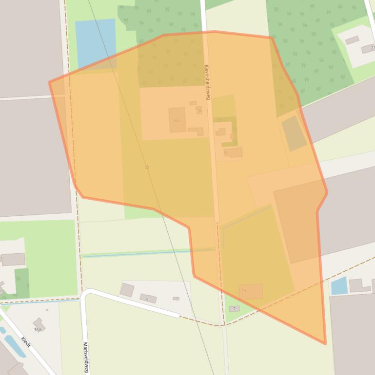 Kaart van postcodegebied 5985NC.