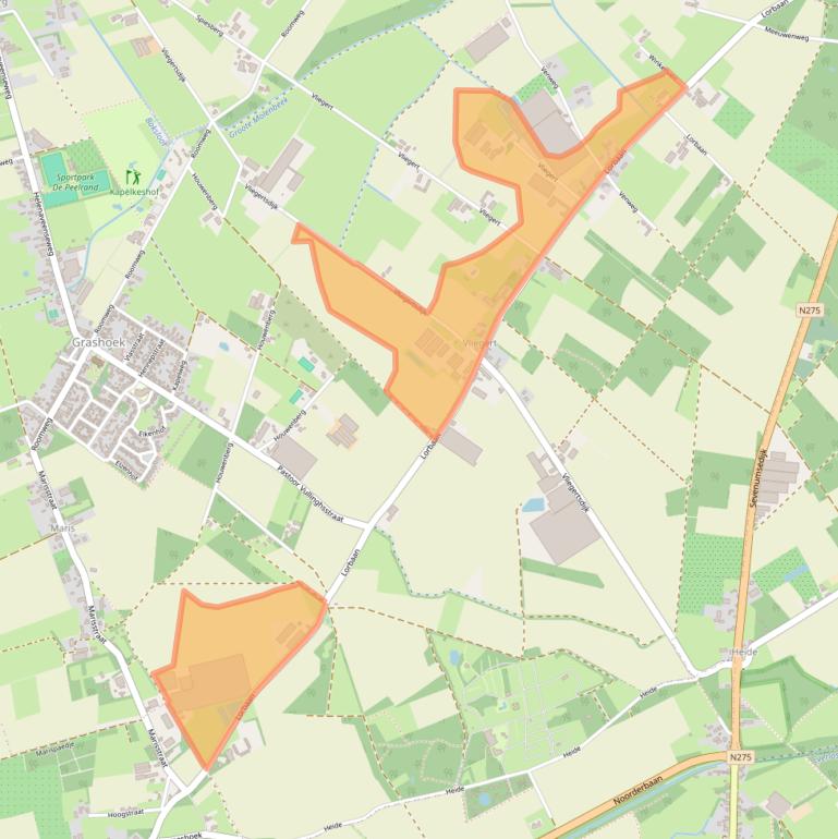 Kaart van postcodegebied 5985NX.