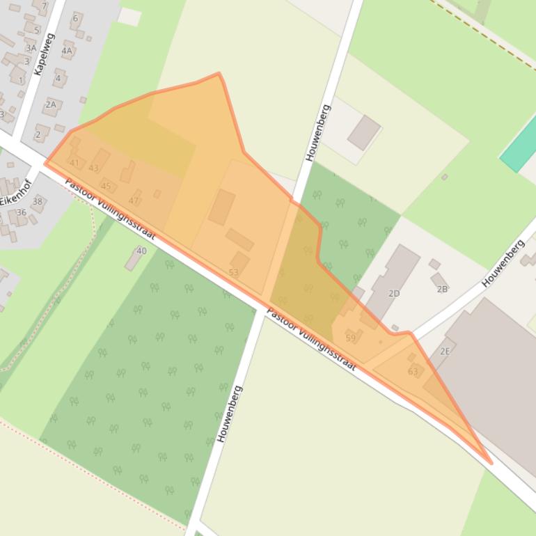 Kaart van postcodegebied 5985PH.