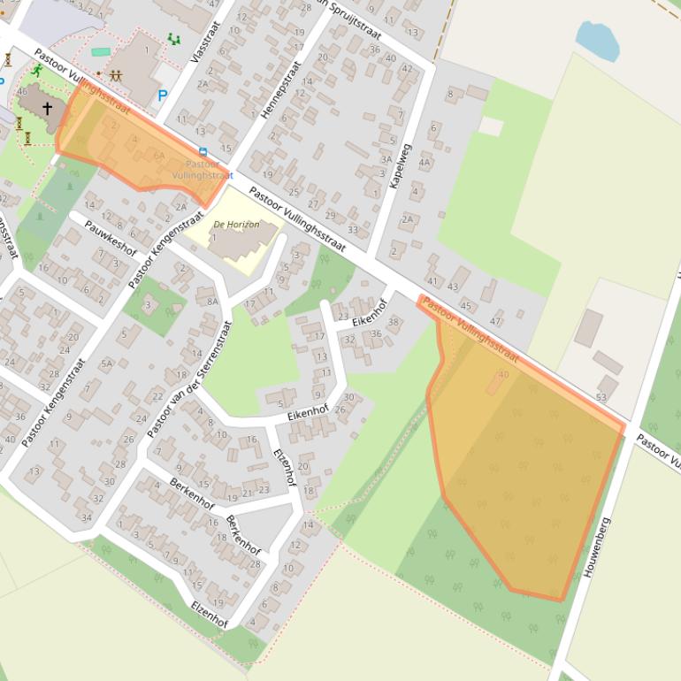 Kaart van postcodegebied 5985PJ.