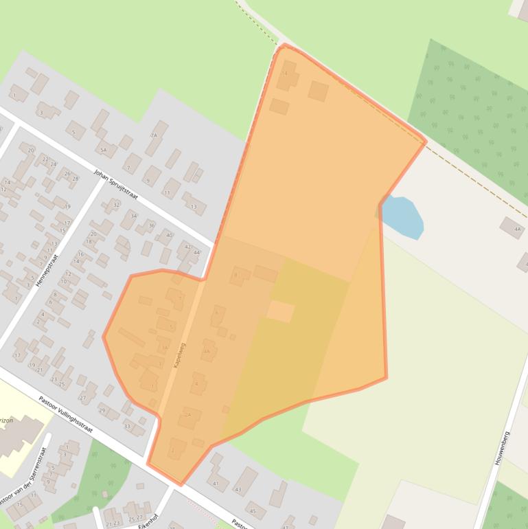 Kaart van postcodegebied 5985PL.