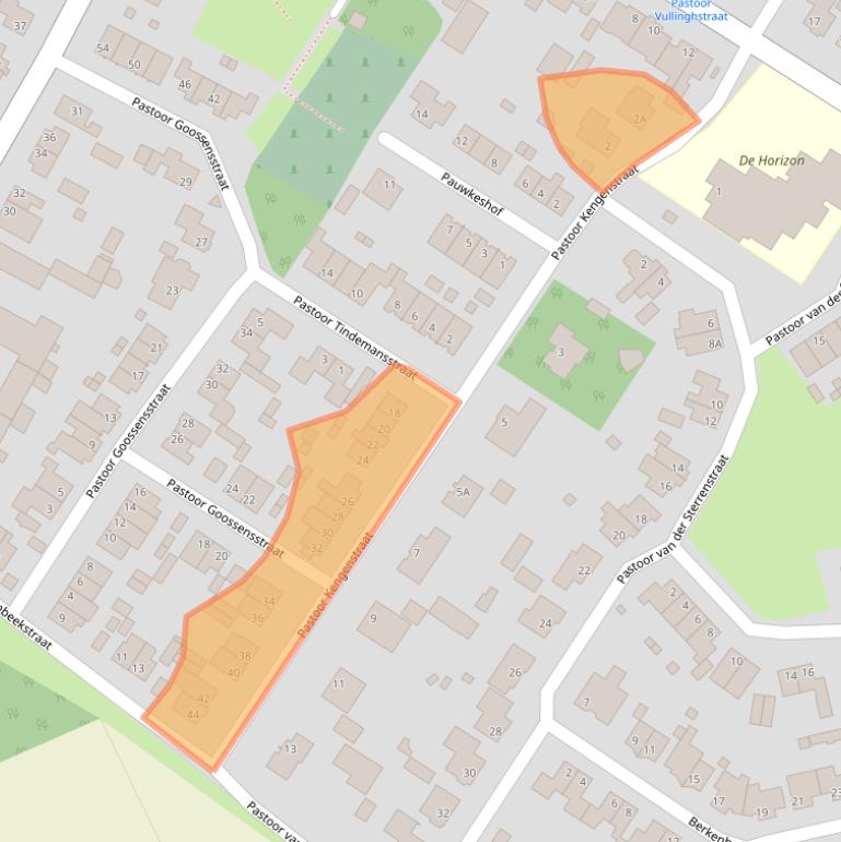 Kaart van postcodegebied 5985PT.