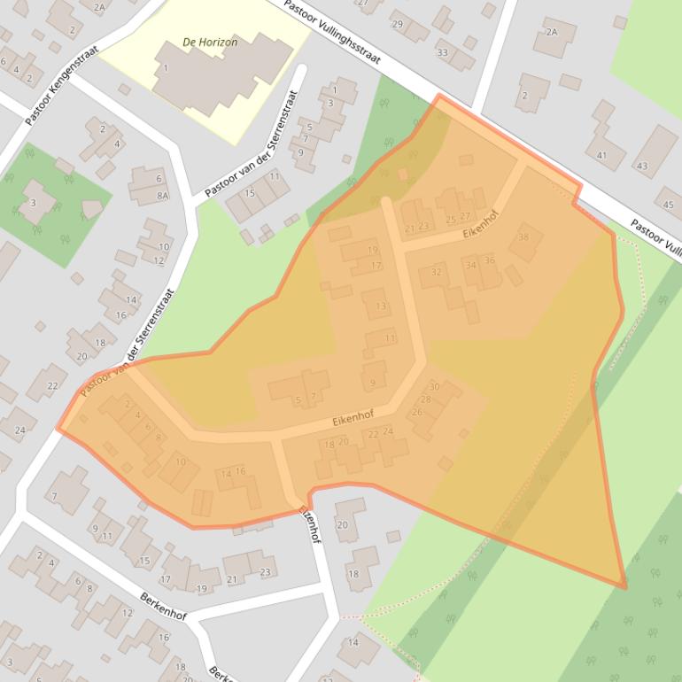 Kaart van postcodegebied 5985RX.