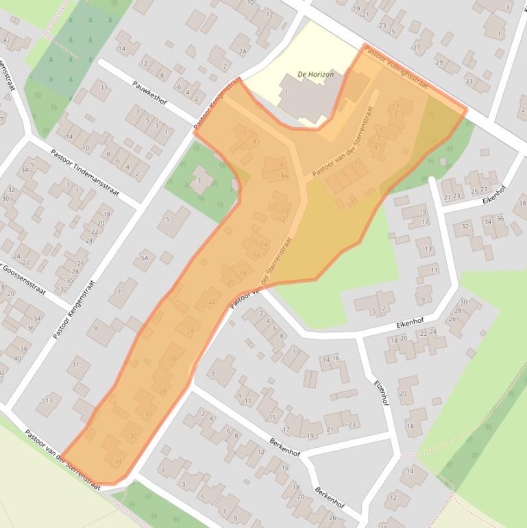 Kaart van postcodegebied 5985RZ.