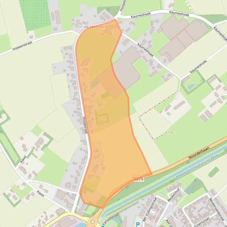 Kaart van postcodegebied 5986AB.