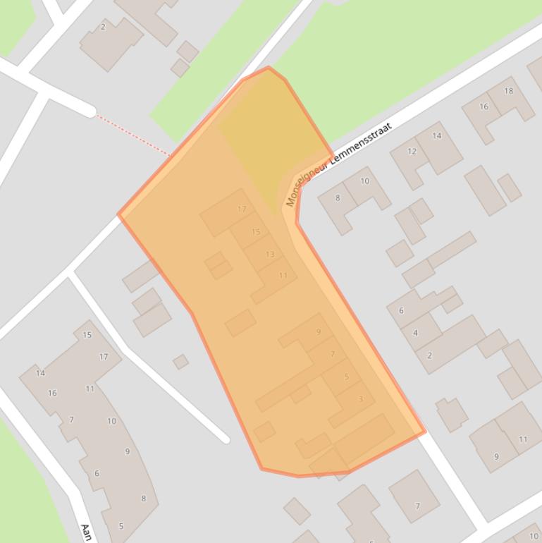 Kaart van postcodegebied 5986AL.