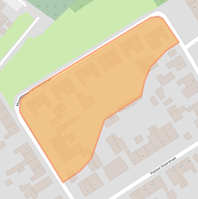 Kaart van postcodegebied 5986AM.