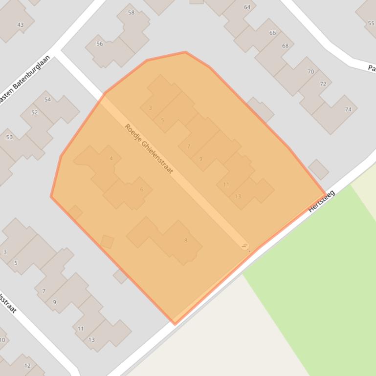 Kaart van postcodegebied 5986CC.