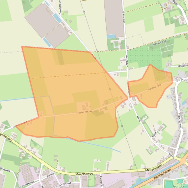 Kaart van postcodegebied 5986ND.