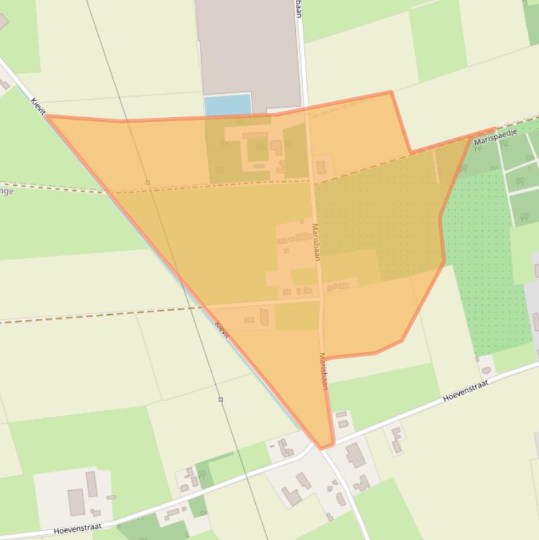 Kaart van postcodegebied 5986NE.