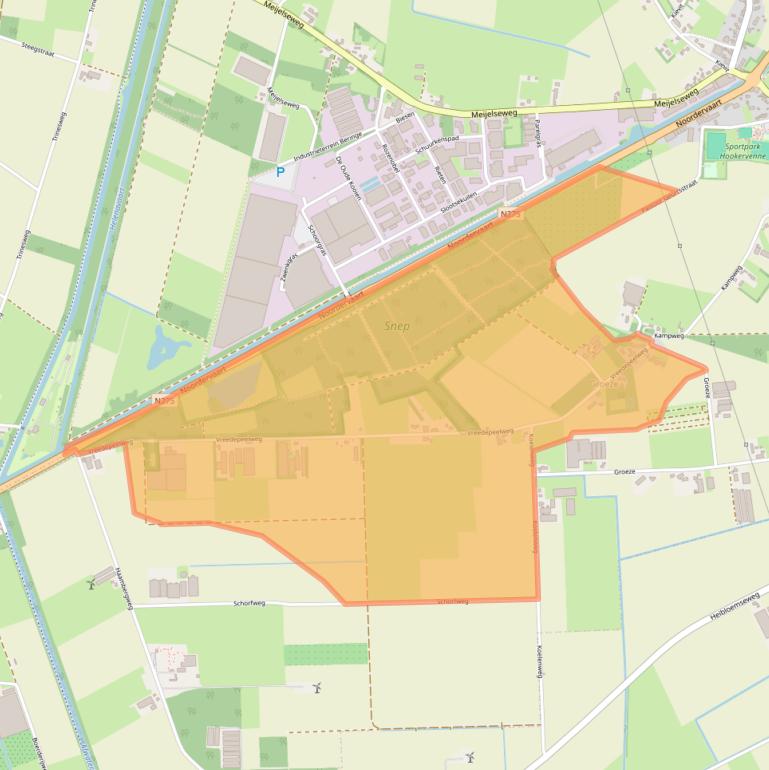 Kaart van postcodegebied 5986NW.