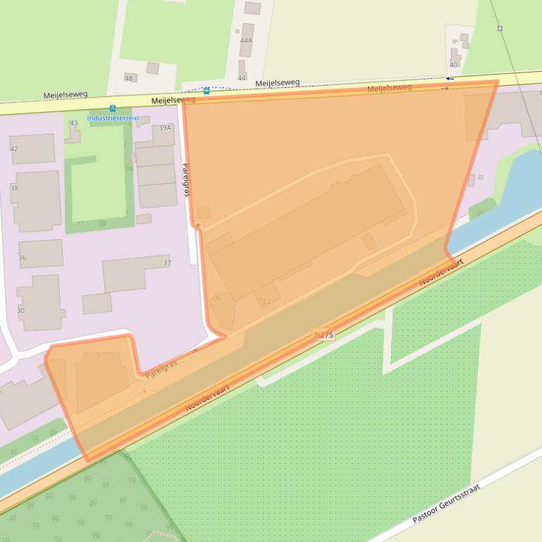 Kaart van postcodegebied 5986PN.