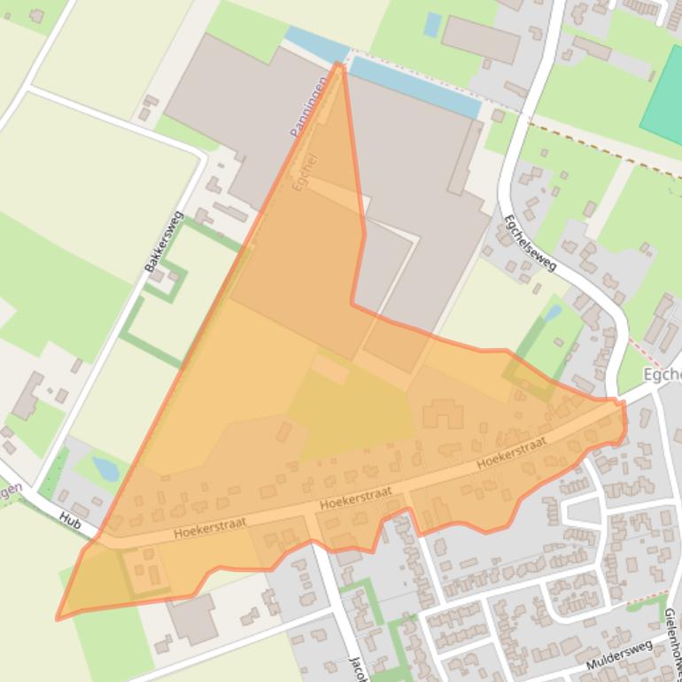 Kaart van postcodegebied 5987AN.