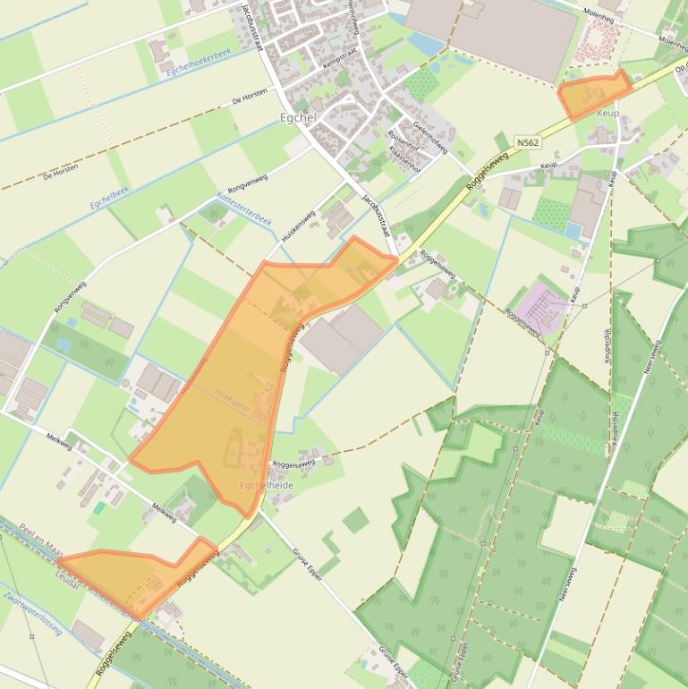 Kaart van postcodegebied 5987ND.