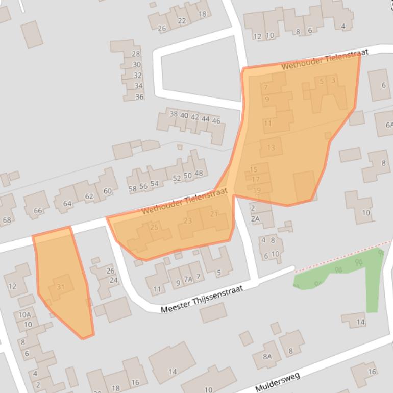 Kaart van postcodegebied 5987NL.