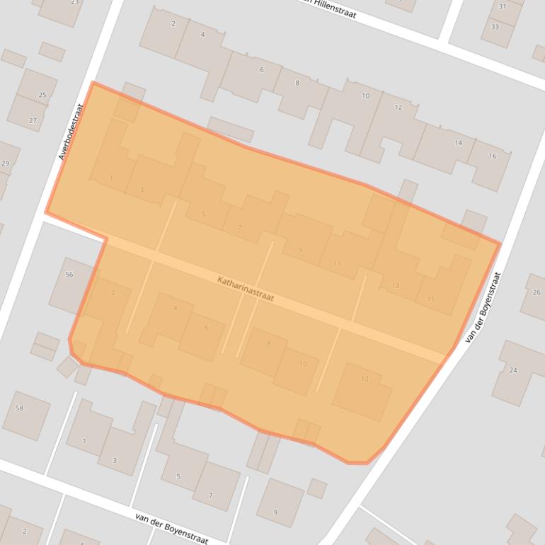 Kaart van postcodegebied 5988BG.