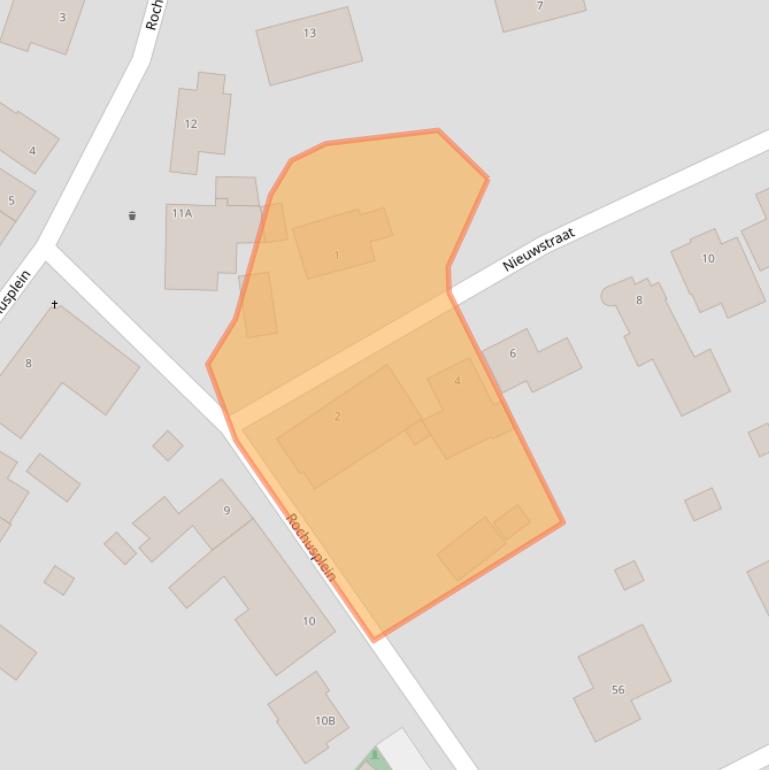 Kaart van postcodegebied 5988CD.