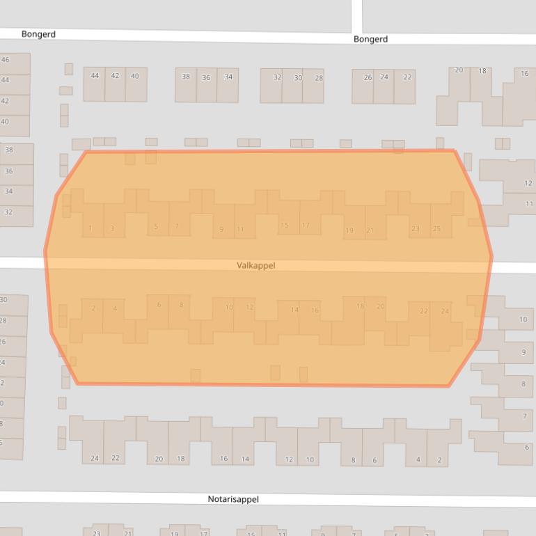 Kaart van postcodegebied 5988EX.