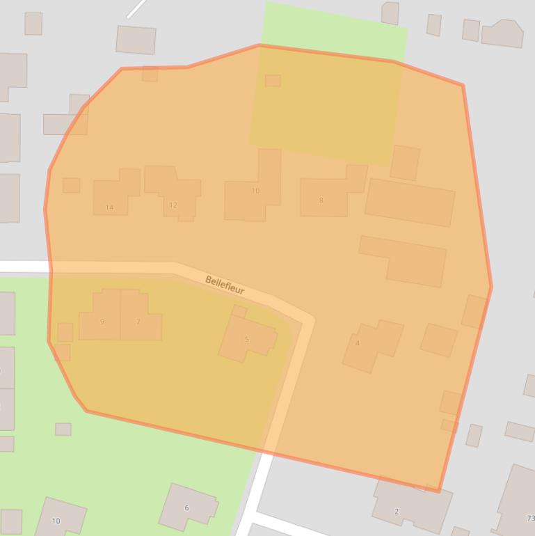 Kaart van postcodegebied 5988JW.