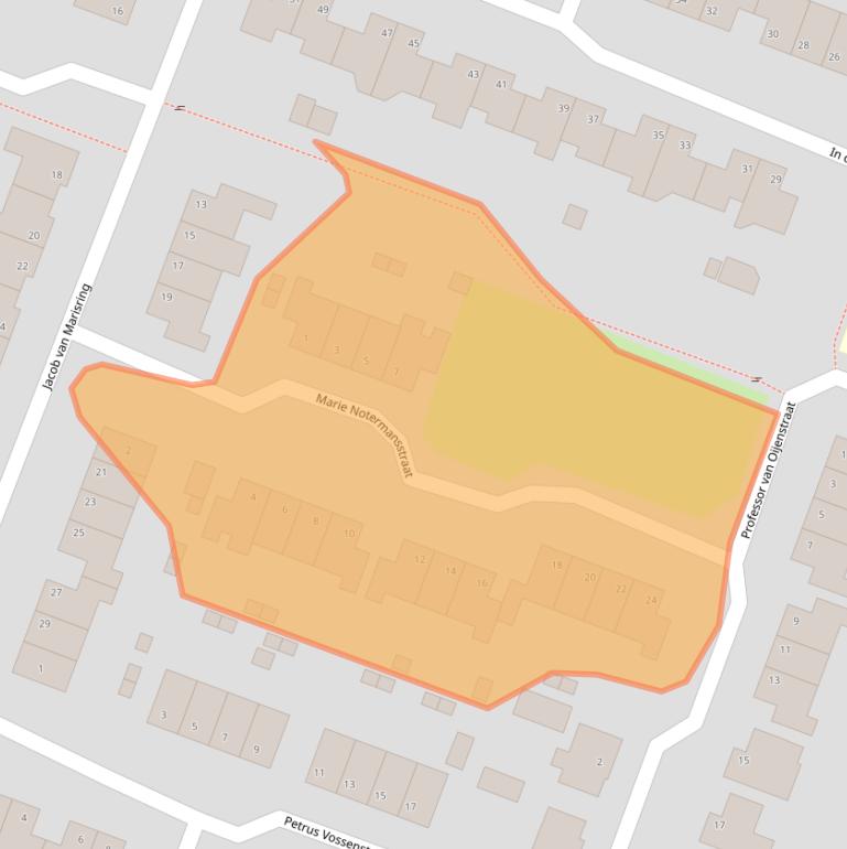 Kaart van postcodegebied 5988KC.