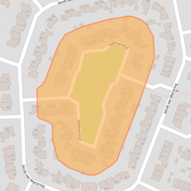 Kaart van postcodegebied 5988KM.