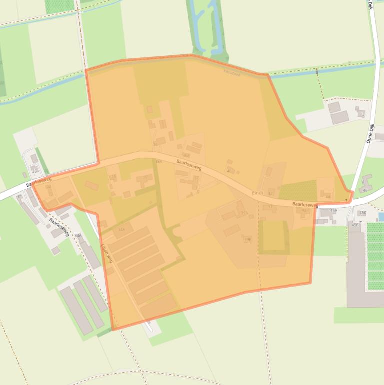 Kaart van postcodegebied 5988NN.