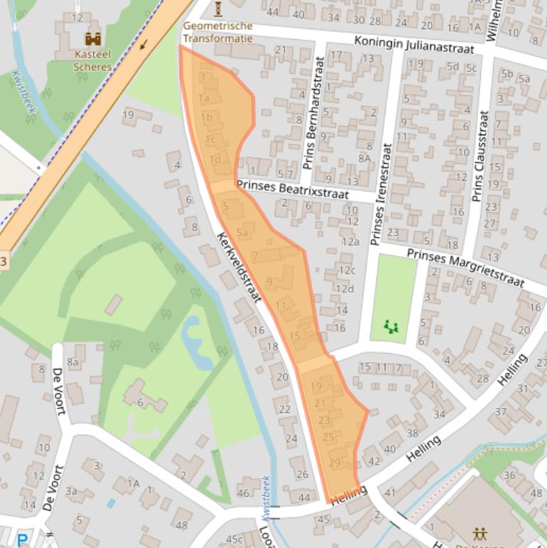 Kaart van postcodegebied 5991BA.